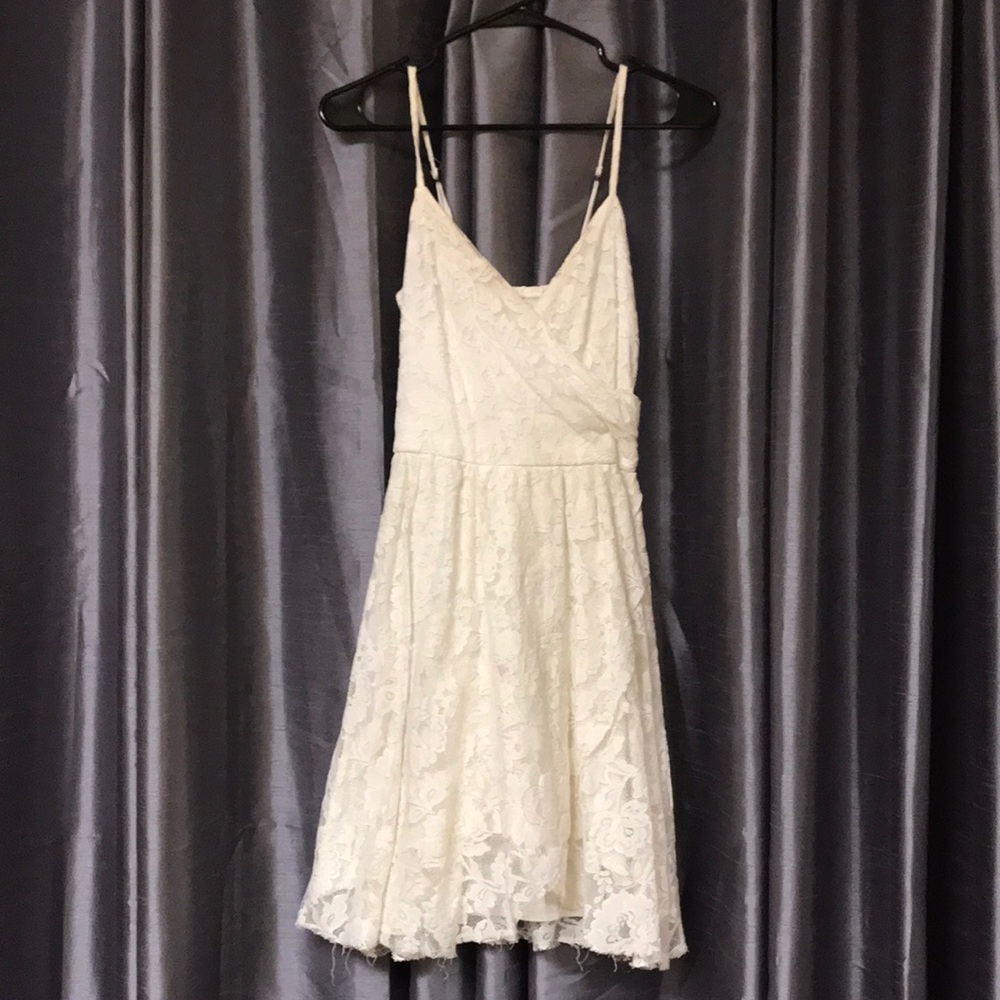 lace mini dress